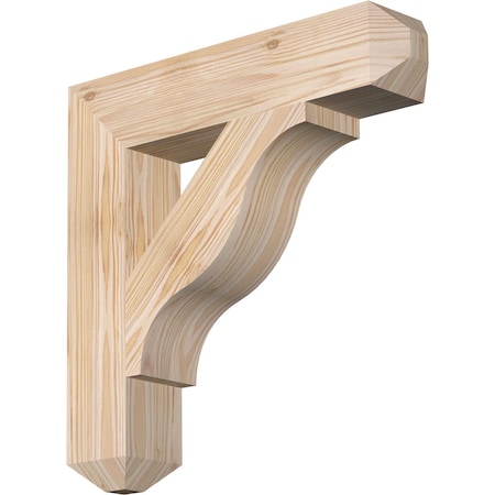 Ekena Millwork Funston Craftsman Smooth Bracket, Douglas Fir, 3 1/2"W x 18"D x 18"H BKT04X18X18FST04SDF